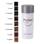 پودر پرپشت کننده مو رنگ مشکی متوسط کد 02 حجم 25 گرم پرفکت - PREFECT - Image 2