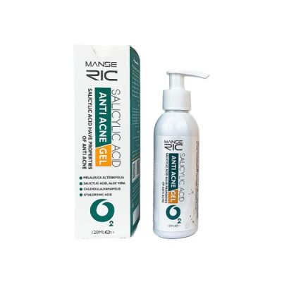 ژل مناسب پوست های دارای آکنه مدل ANTI ACNE GEL حجم 120 ميل مانسريک - MANSERIC
