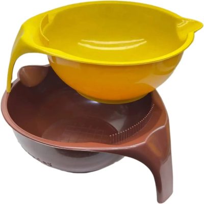 کاسه رنگ بزرگ مدل شانه دار