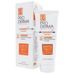 کرم ضد آفتاب و مرطوب کننده پرودرما SPF60 مناسب پوست های معمولی و خشک  حجم ۴۰ میلی لیتر بژ طبیعی _ ProDerma -