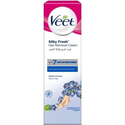 کرم موبر ويت مخصوص پوست حساس مدل silk & fresh حجم 100 ميل ويت - Veet