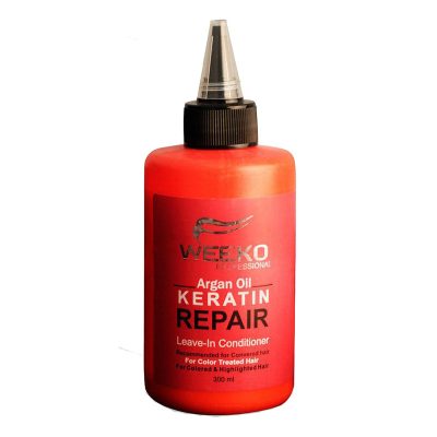 کرم مو تقويتي بعد از حمام حجم 300 ميل مدل KERATIN REPAIR ويکو - WEEKO