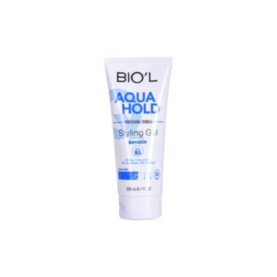 ژل مرطوب موی سر مدل تيوپی آکوا (قوی) AQUA FINISH HOLD حجم 200 ميل بيول - BIOL