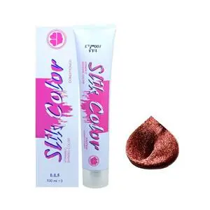 رنگ مو بلوند بلوطی کد 7.64 حجم 100 ميل سلیک کالر - SLik Color