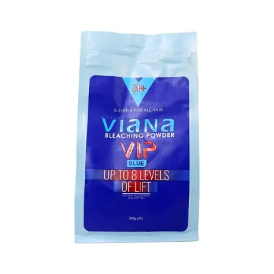 پودر دکلره بدون غبار رنگ آبی حجم 500 گرم ويانا - viana