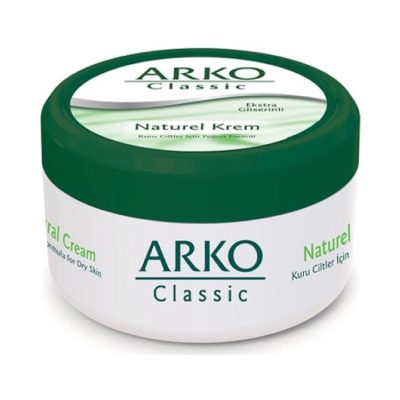 کرم مرطوب‌کننده دست و صورت کلاسيک مدل Classic Natural حجم 250 ميل آرکو - ARKO