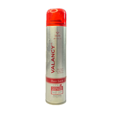 اسپری چسب مو فوق قوی مدل شماره 5 Hair lock 250 ميلی ليتر والانسی - valancy