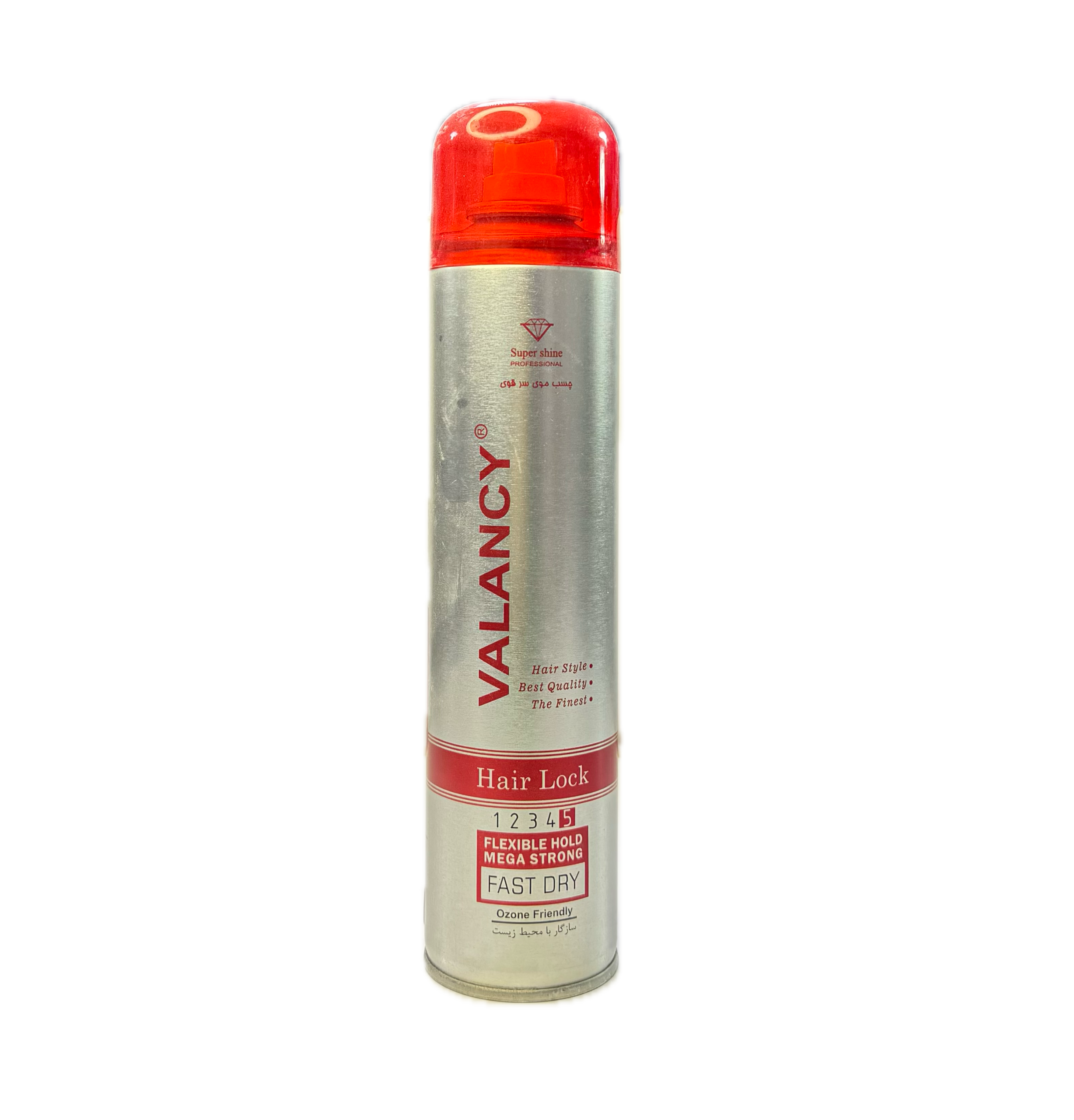 اسپری کوچک والانسی اسپری چسب مو فوق قوی مدل شماره 5 Hair lock 250 ميلی ليتر والانسی - valancy