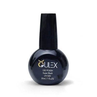 لاک ژل مشکی حجم 30 ميل مدل OULEX Super Black