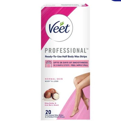 نوار موبر بدن مخصوص پوست‌های معمولی بسته 20 عددی ويت - Veet