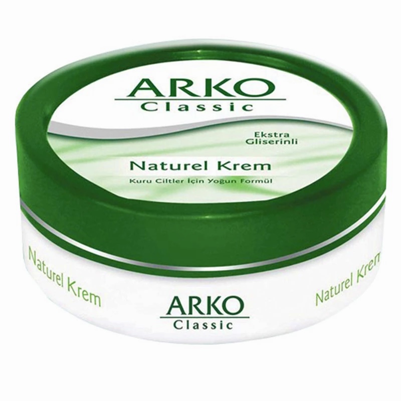 کرم ارکو کرم مرطوبکننده دست و صورت کلاسيک مدل Classic Natural حجم 150 ميل آرکو - ARKO