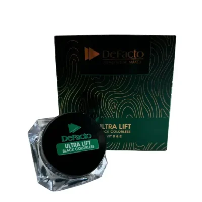 صابون ليفت ابرو به همراه برس ابرو مدل کاسه ای ULTRA LIFT BLACK حجم 20 ميل ديفکتو - DEFACTO