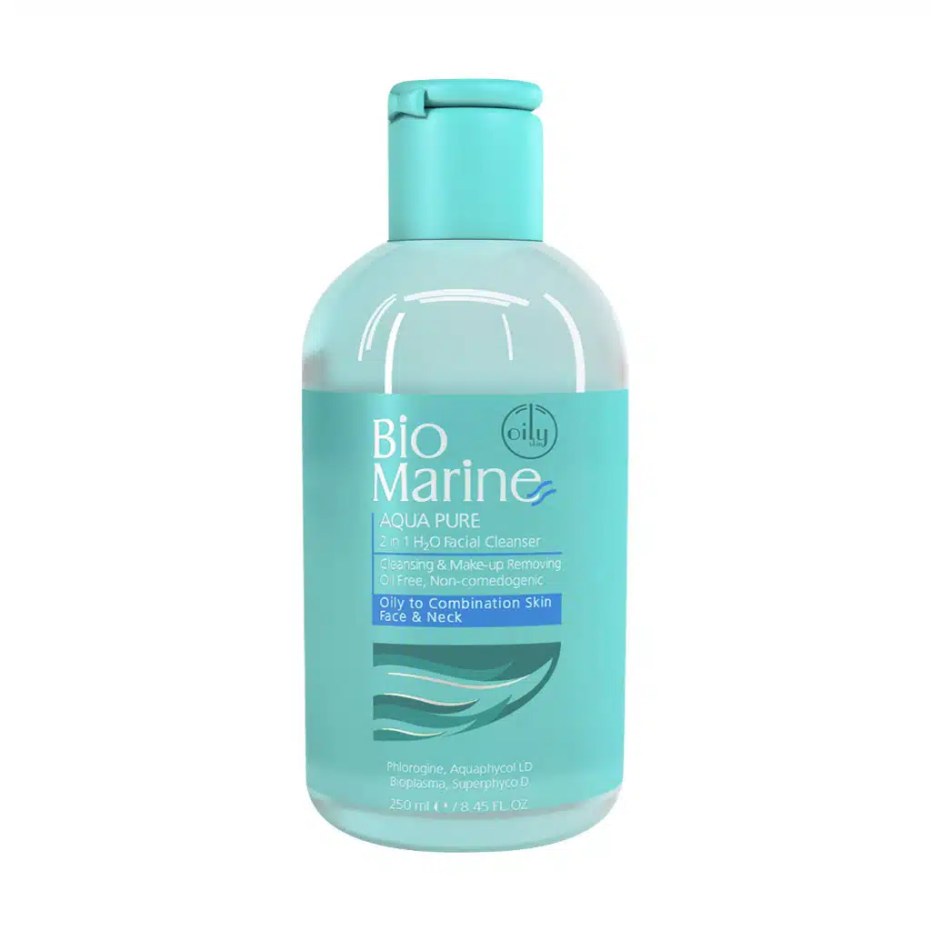 میسلا 2 مايع پاک کننده آرايش مدل پوست های چرب جوش دار 2in1 حجم 250 ميل بايومارين - Bio Marine