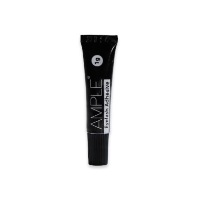 چسب مژه موقت مدل تيوپی کربن بلک Eyelash Adhesive حجم 1 گرم امپل - AMPLE