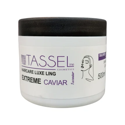 کرم مو کرم مو مناسب موهای رنگ شده مدل اسکالپ کف سر خاويار حجم 500 ميل تاسلاين - TASSELINE