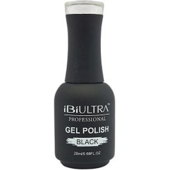 لاک ژل حجم 20 ميل رنگ مشکي BLACK اي بي اي – IBI