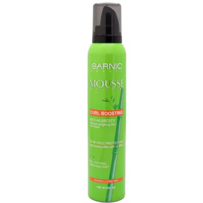 موس مو حالت دهنده مو حجم 200 ميل مدل CURL BOOSTING مناسب موي فر گارنيک – GARNIC
