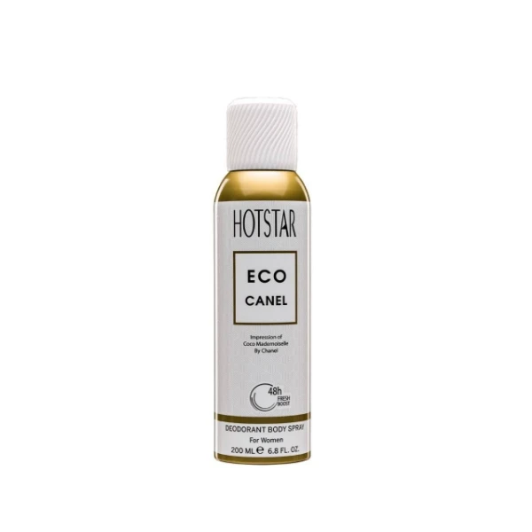 اسپری eco اسپری دئودورانت مدل زنانه Eco Canel حجم 200 ميل هات استار - HOTSTAR