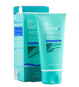کرم رطوبت رسان دست و ناخن مدل AQUA SOFT حجم 50 ميل بايومارين - Bio Marine