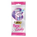 خود تراش بسته 3 عددی مدل Flexi LaaLY سه تيغه بيک - BIC